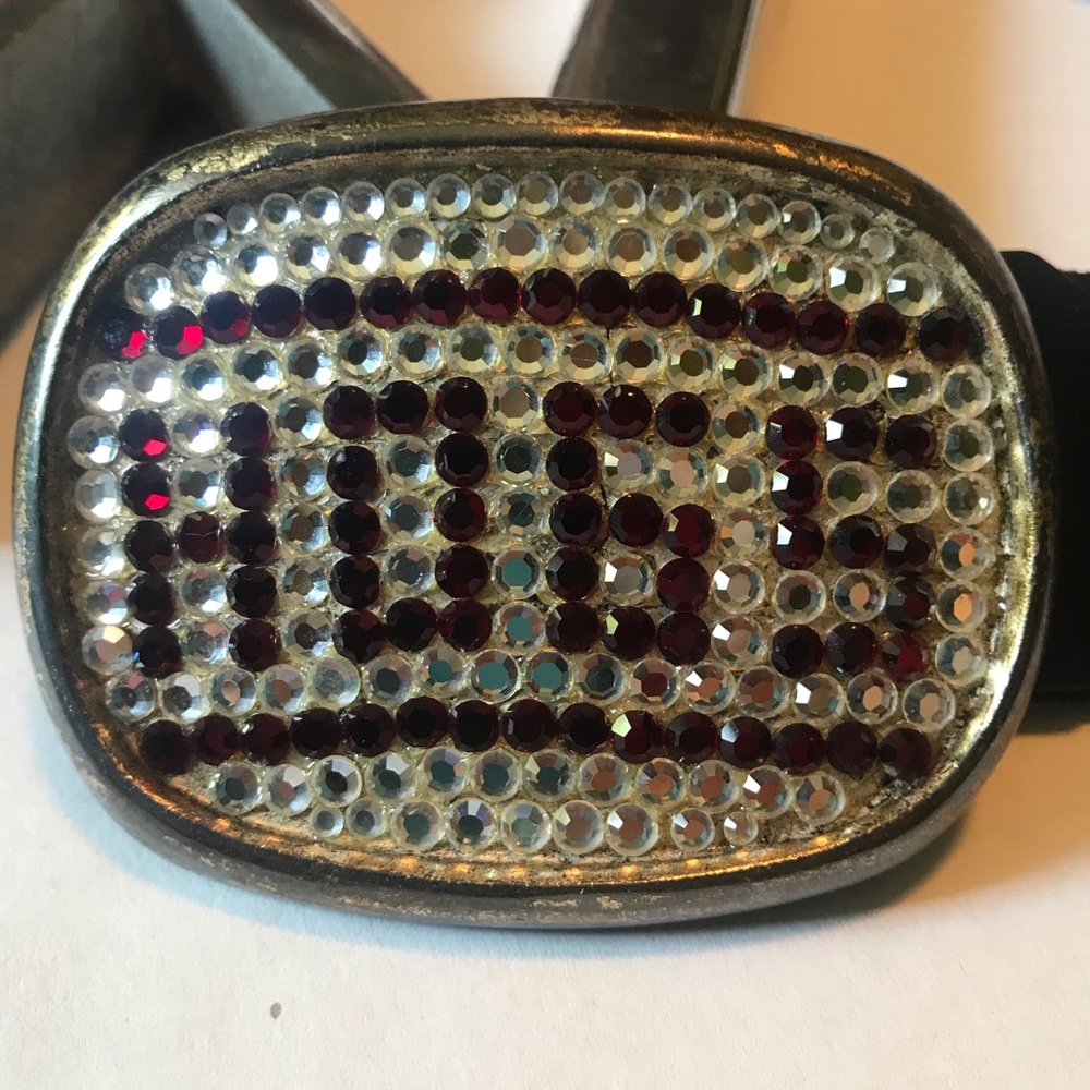 Rare...AR Razorback 36.25”’HOGS Rhinestone Buckle - Picture 4 of 6